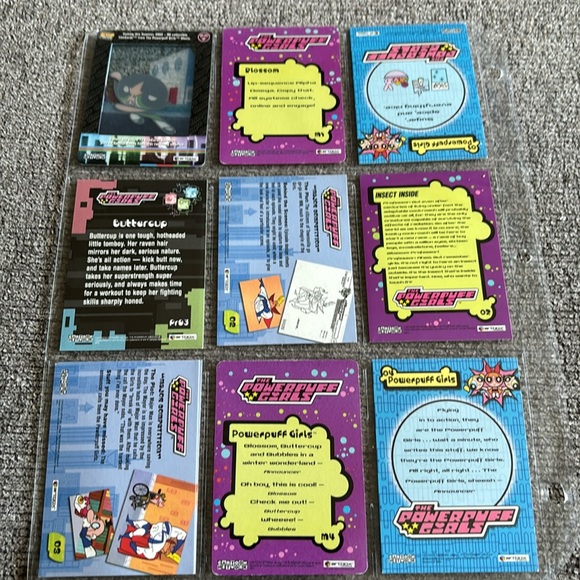 Set of 68 Powerpuff Girls Trading Cards with a checklist card - Picture 3 of 16